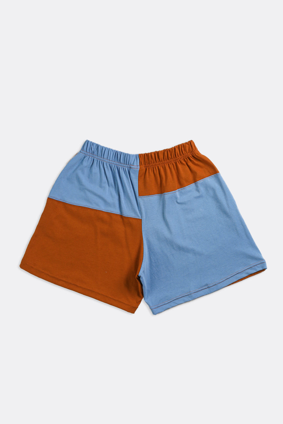 Unisex Rework Patchwork Tee Shorts - S