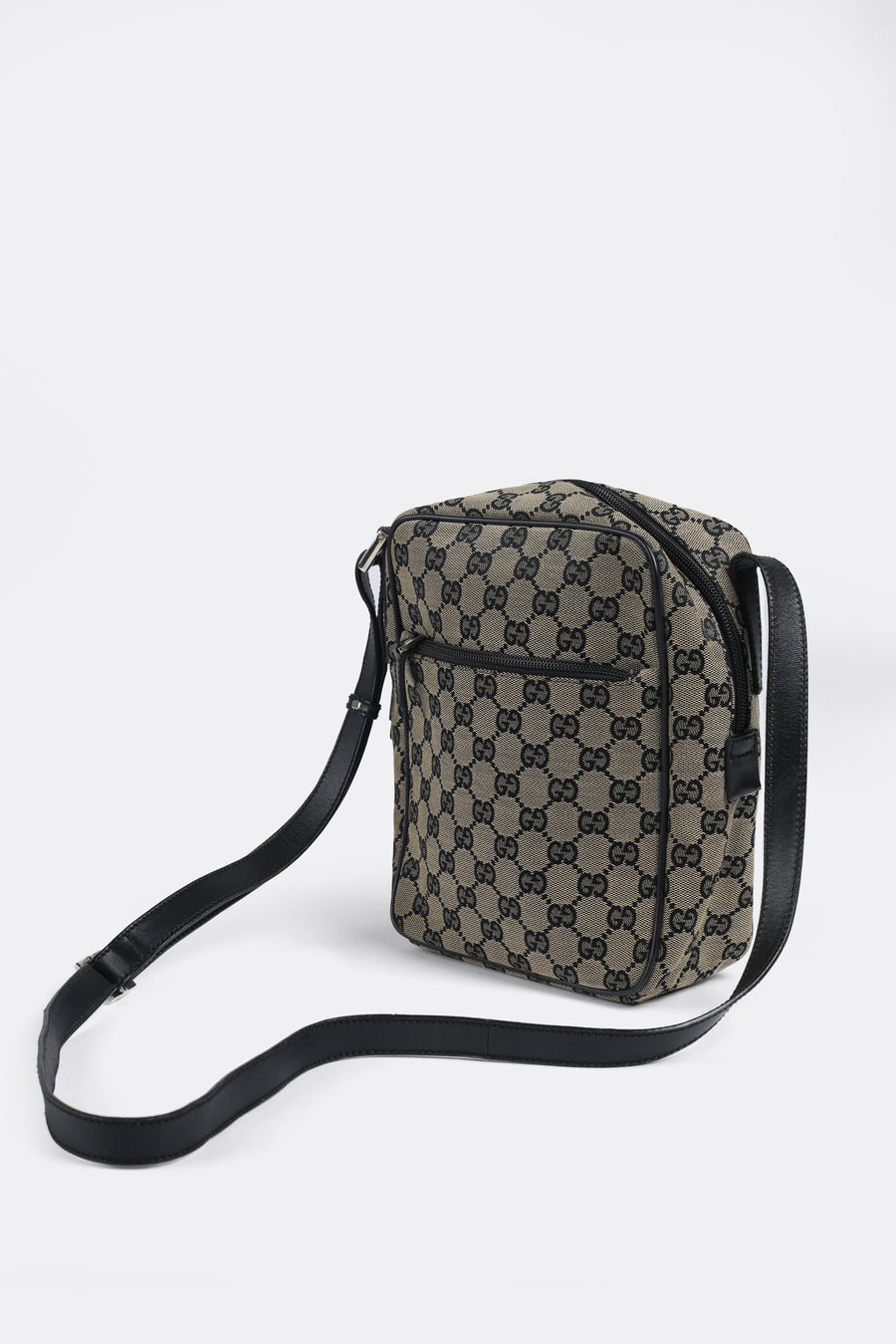 Vintage Gucci Monogram Bag I Black