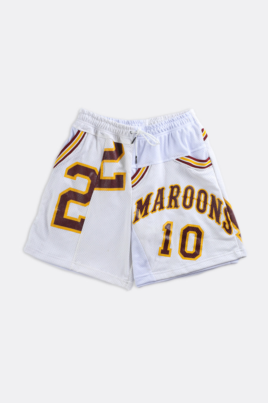Unisex Rework Maroons Jersey Shorts - Women-M, Men-S
