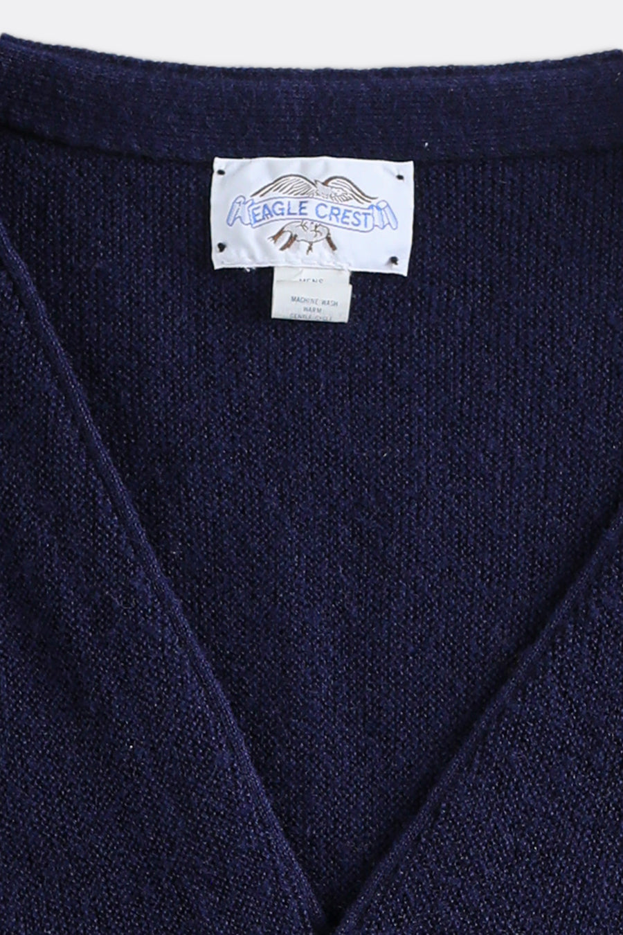 Vintage Eagle Crest Knit Cardigan