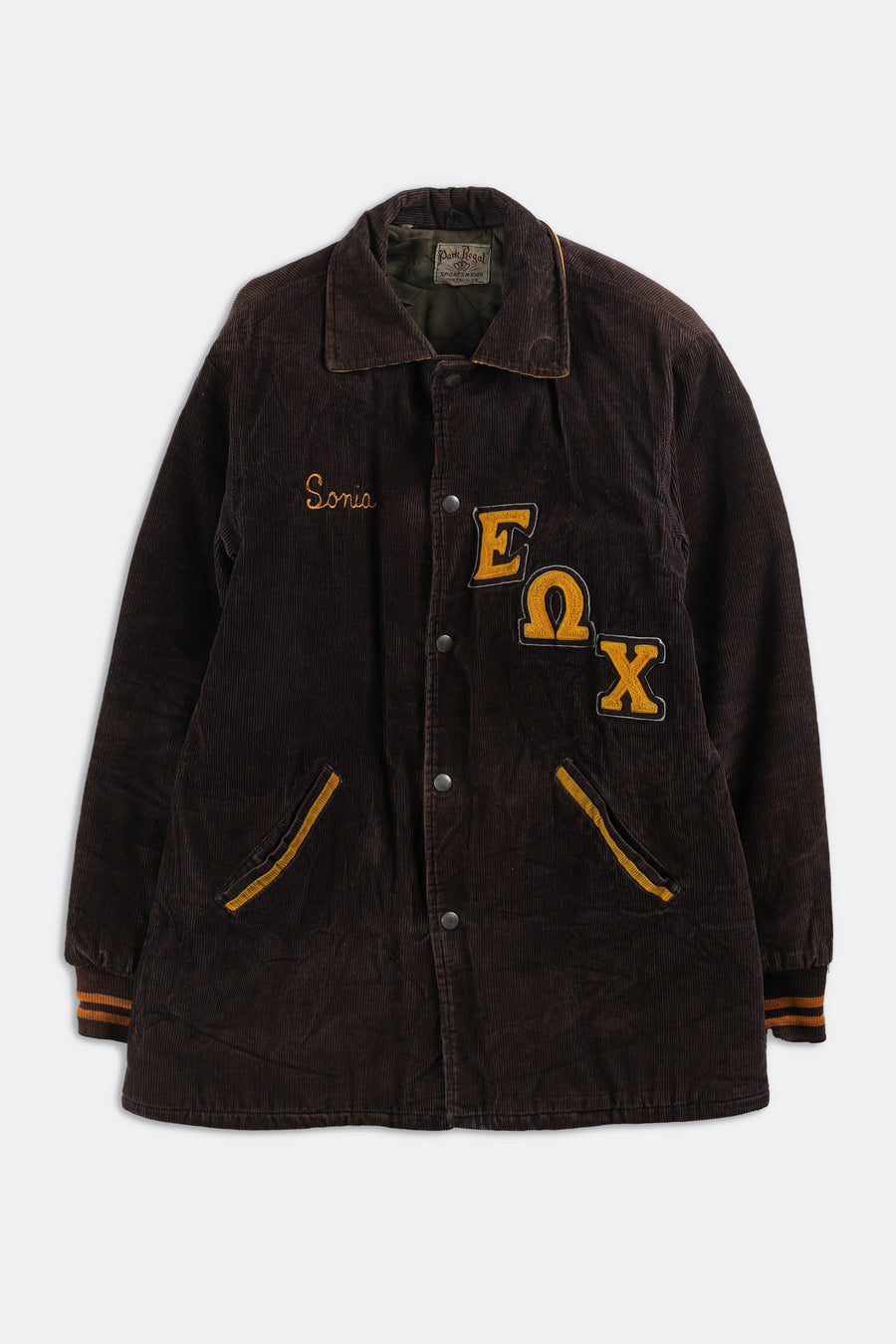 Vintage Corduroy Varsity Jacket