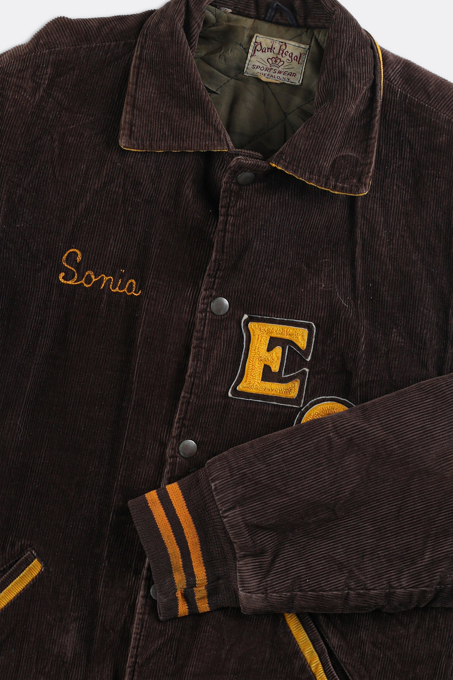 Vintage Corduroy Varsity Jacket