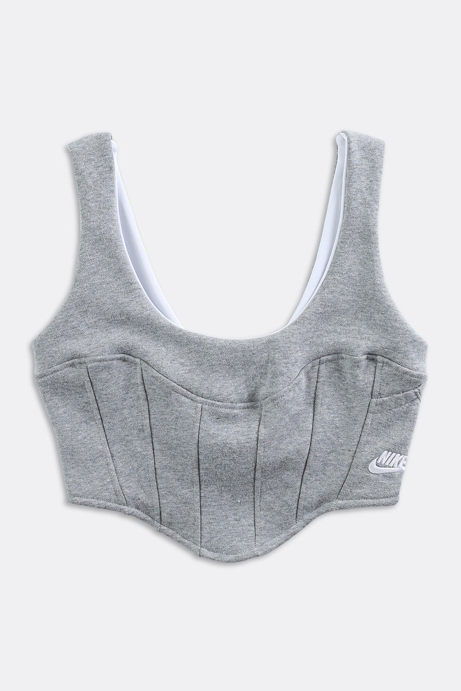 Rework Nike Sweatshirt Bustier - XS, S, M, L, XL, 2XL – Frankie
