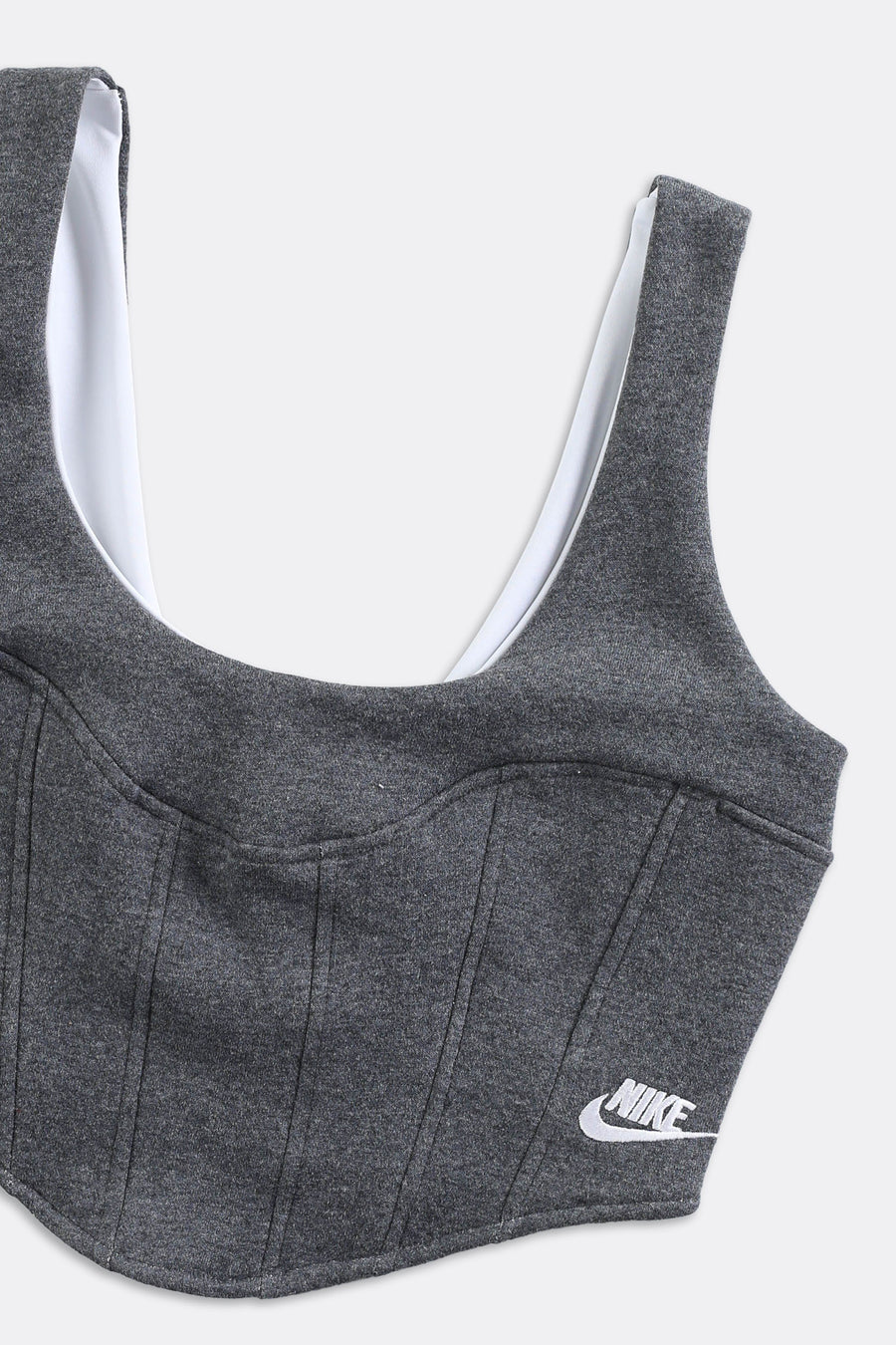 Rework Nike Sweatshirt Bustier - XS, S, M, L, XL, 2XL