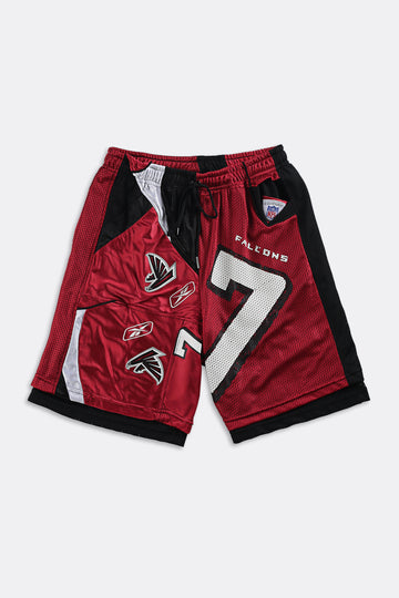 Rework Unisex Falcons NFL Jersey Shorts - Women-S, Men-XS