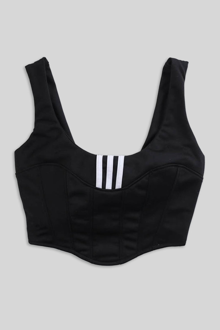 Rework Adidas Track Bustier - XS, S, M, L – Frankie Collective