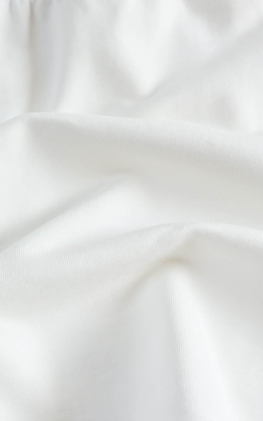 Frankie 100% Organic Cotton Sweatshorts - WHITE