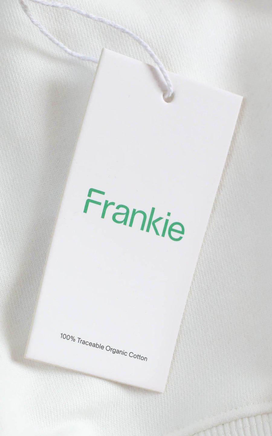 Frankie 100% Organic Cotton Sweatshirt - WHITE