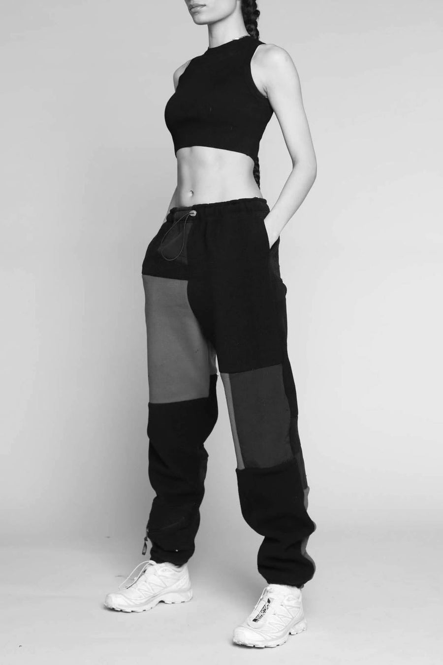 Rework Unisex North Face Patchwork Fleece Pant - Women-XS – Frankie  Collective