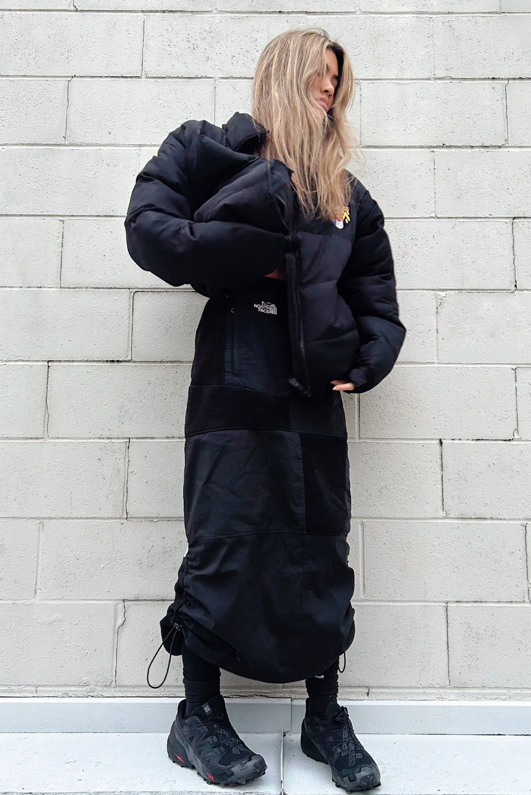 Rework North Face Fleece Midi Skirt – Frankie Collective