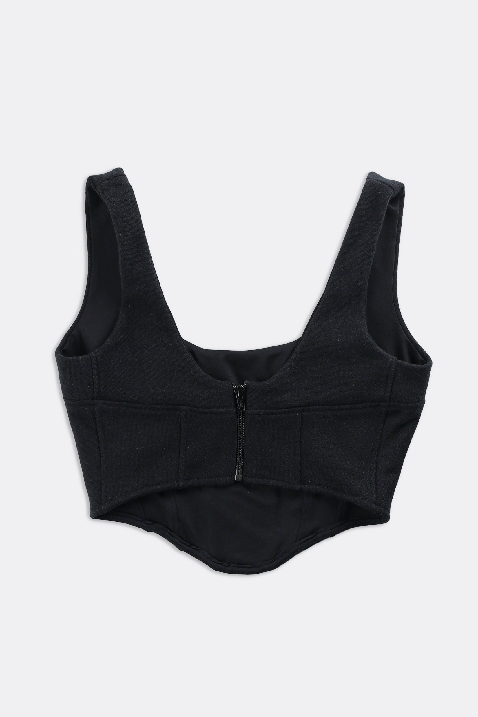 Rework Champion Sweatshirt Bustier - XS, S, M, L, XL-TOPS-Champion-XS-Frankie Collective Rare Vintage Streetwear Reworks