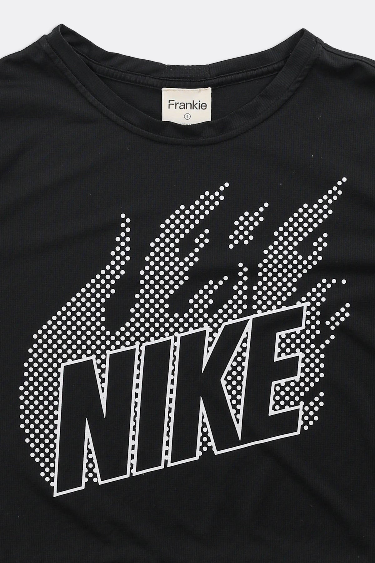 Rework Nike Athletic Crop Tee - S-TOPS-Nike-Frankie Collective Rare Vintage Streetwear Reworks