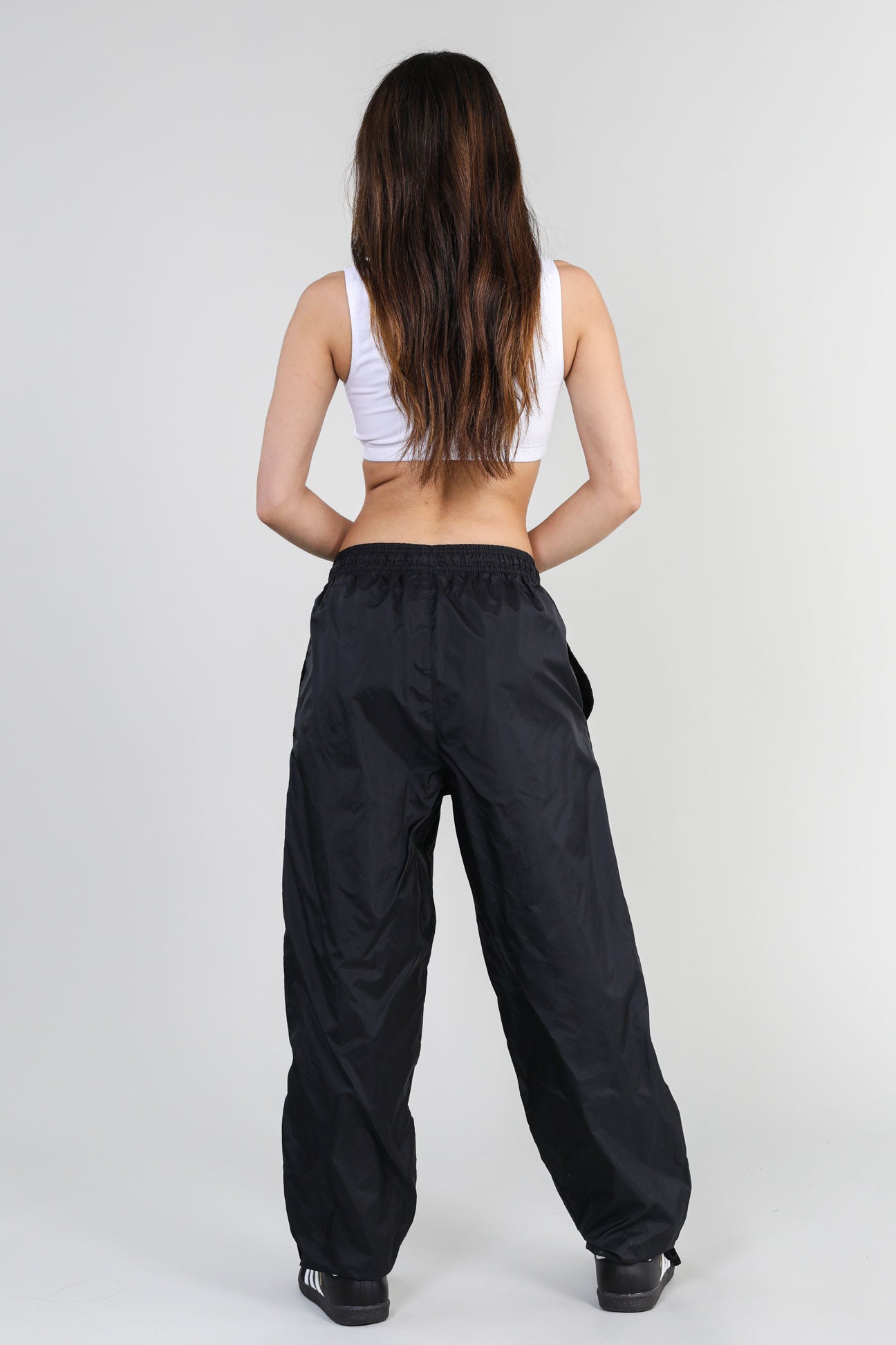 Vintage Adidas Windbreaker Pants - XS, S, M, L, XL, XXL-BOTTOMS-Adidas-XS-Frankie Collective Rare Vintage Streetwear Reworks